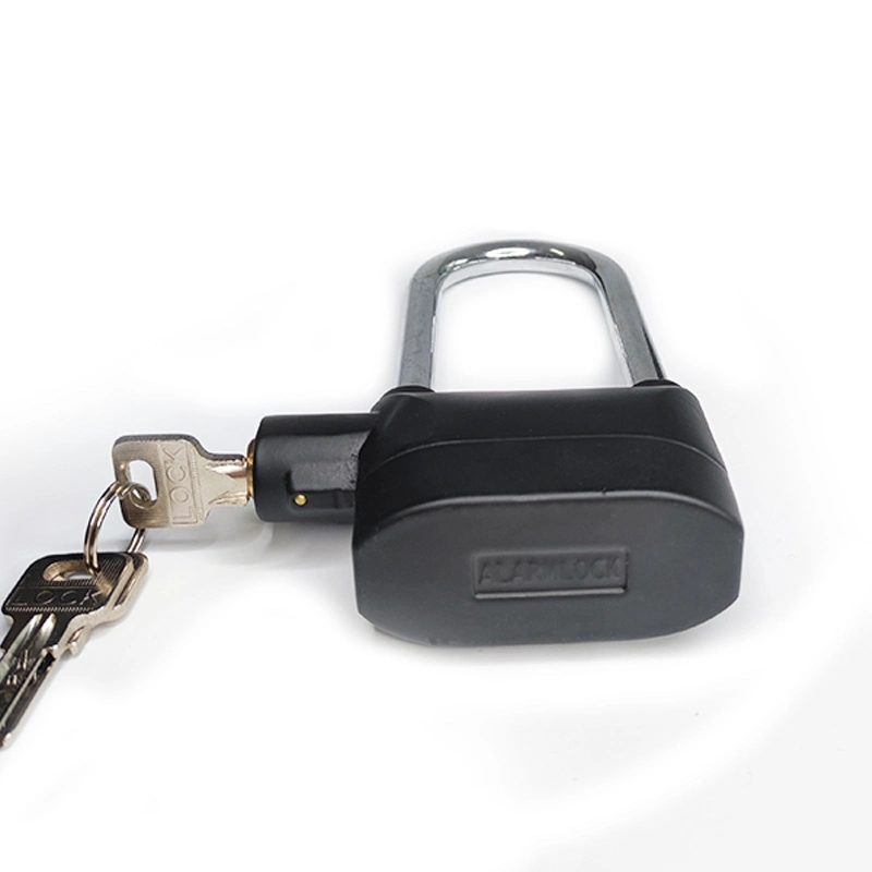 Heavy Duty Anti-Theft 110 dB Aluminum Alloy Keyed Alike Long Shackle Siren Alarm Padlock