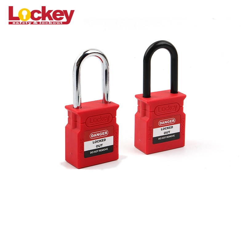 Lockey Loto 38mm Steel Shackle Safety Padlock with Colorful Bodies