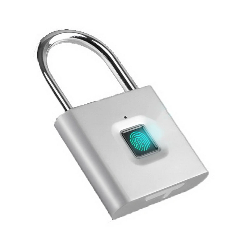Keyless Waterproof USB Rechargeable Smart Fingerprint Electric Padlock Electronic Lock