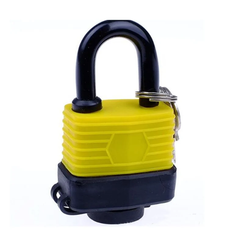 High Quality Safety Padlock with PVC Cover Waterproof Laminated Padlock