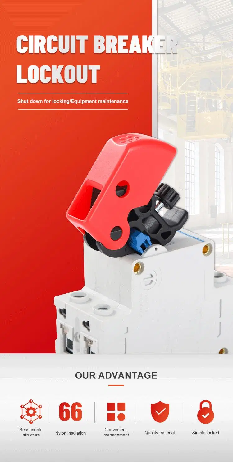 High Quality Single Pole Industry Breakers Lock Safety Lockout Tagout Devices