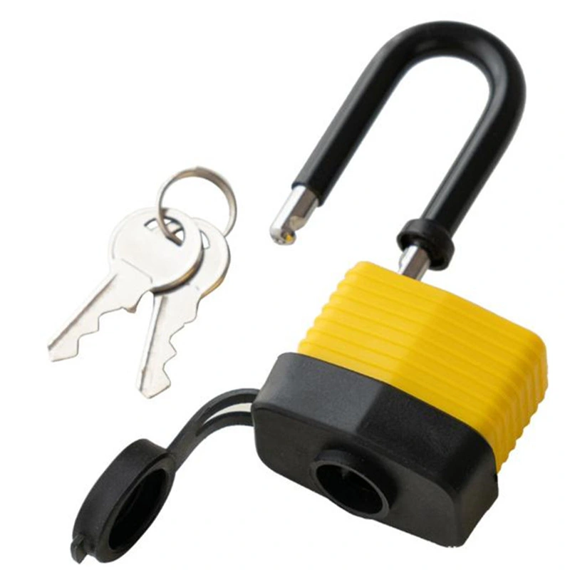 Safety Long Shackle Waterproof Laminated Padlock with PVC Cover