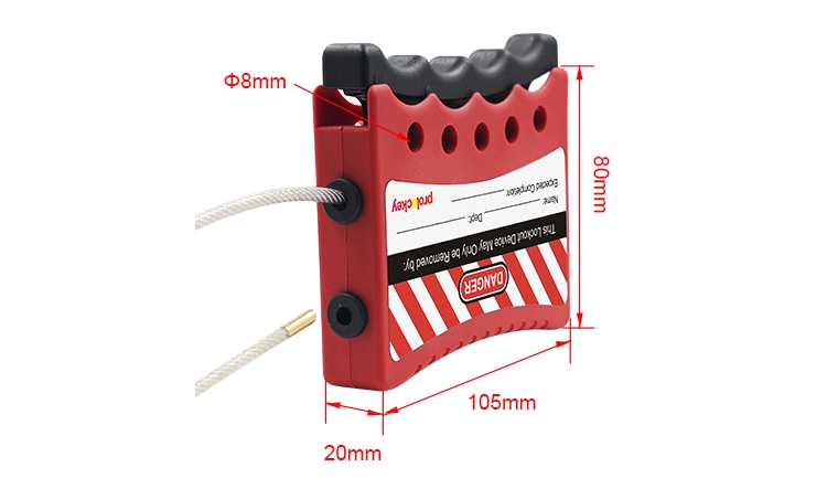 Prolockey Brand Steel PA Multipurpose Handle Type Cable Lockout