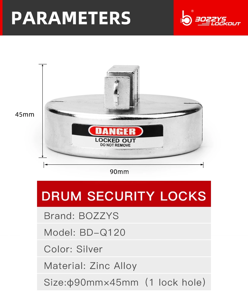 Steel Oil Drum Plug Safety Lockout for Industrial Lockout Tagout