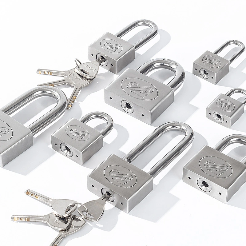 Blade Padlock Stainless Steel Padlock Anti-Rust 304 Door Padlock Anti-Pry Padlock Padlock Square Padlock