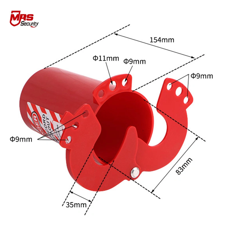 ABS Material Industrial Safety Gas Cylinder Lockout Tagout Security Lock Loto Manufacturer