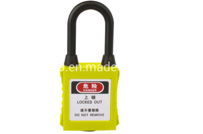 Lf-8531d Dustproof Insulation Safety Padlock, 38mm Insulation Shackle, Diameter 6mm Safety Padlock