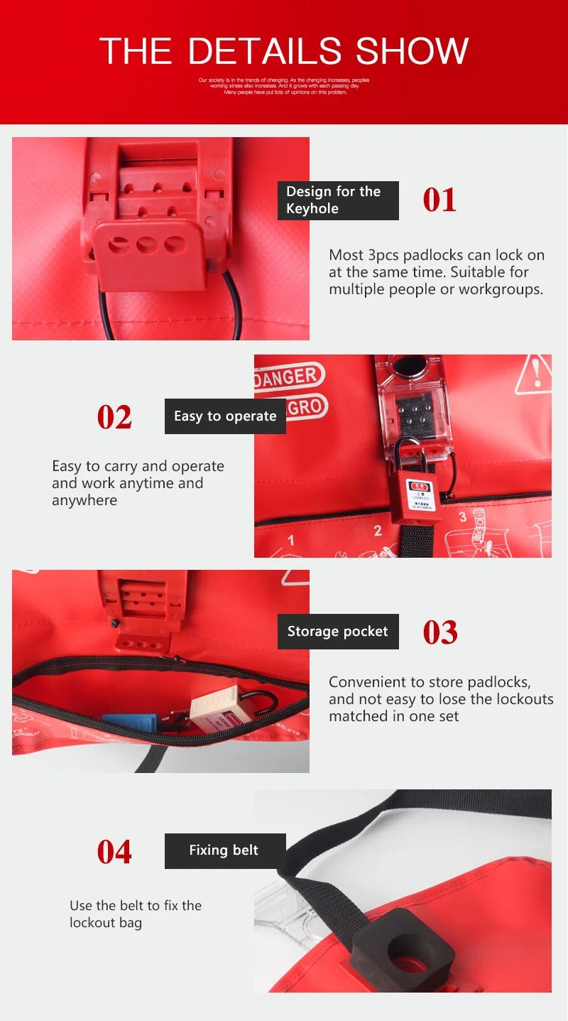 Seal Tight Handle-off Ball Valve Lockout Bag