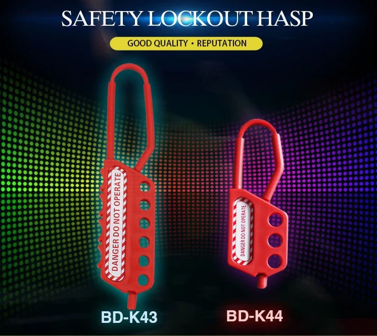 Bozzys Industrial Insulation 6 Holes Safety Lockout Hasp