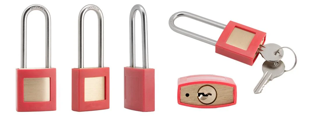 Unity Brass Safety Padlock with Long Steel Shackle