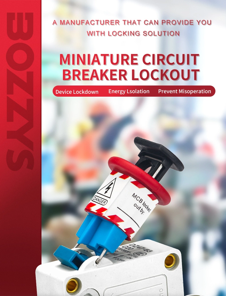 Miniature Circuit Breaker Lockout, Safety Electrical Lockout