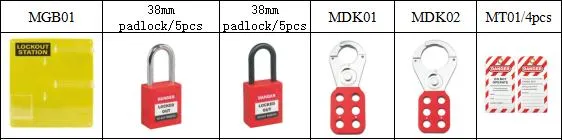 Industry Safety Lockout Kit Safe Lock Kit Security Lockout Tagout Manufacturer Mtz05