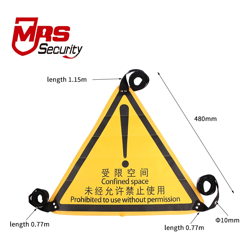 Msx12 Yellow Polyester Fabric Space Cover Lockout Tagout Safe Lock Loto