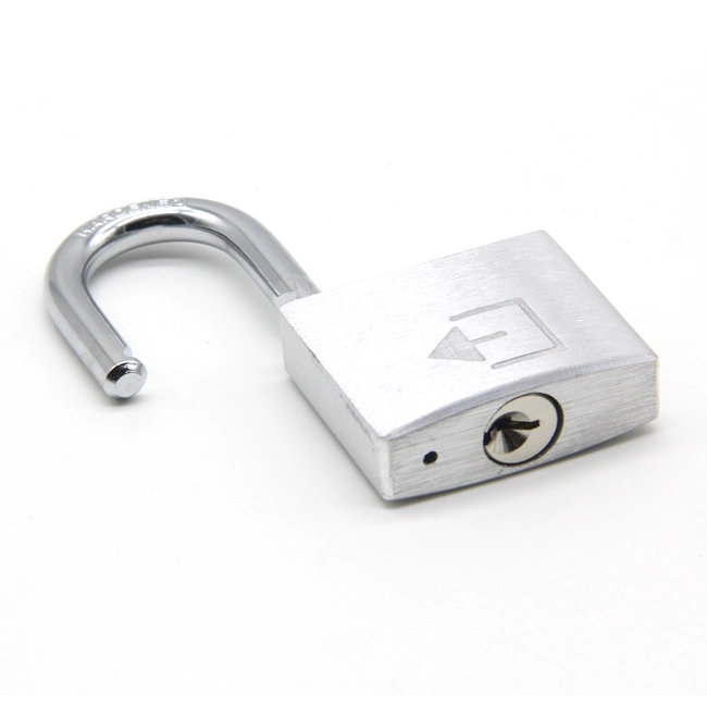 Aluminum Material Padlock Silvery Color Lockout Safety Padlock