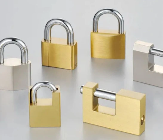 Whole Sale Aluminum Material Padlock Silvery Color Lockout Safety Padlock