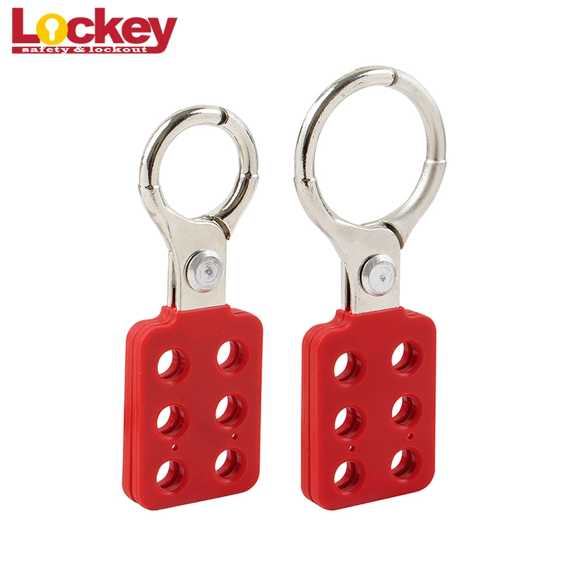 Industrial Manufacturer 1.5&quot; Red Aluminum Jaw Loto Lockout Hasp