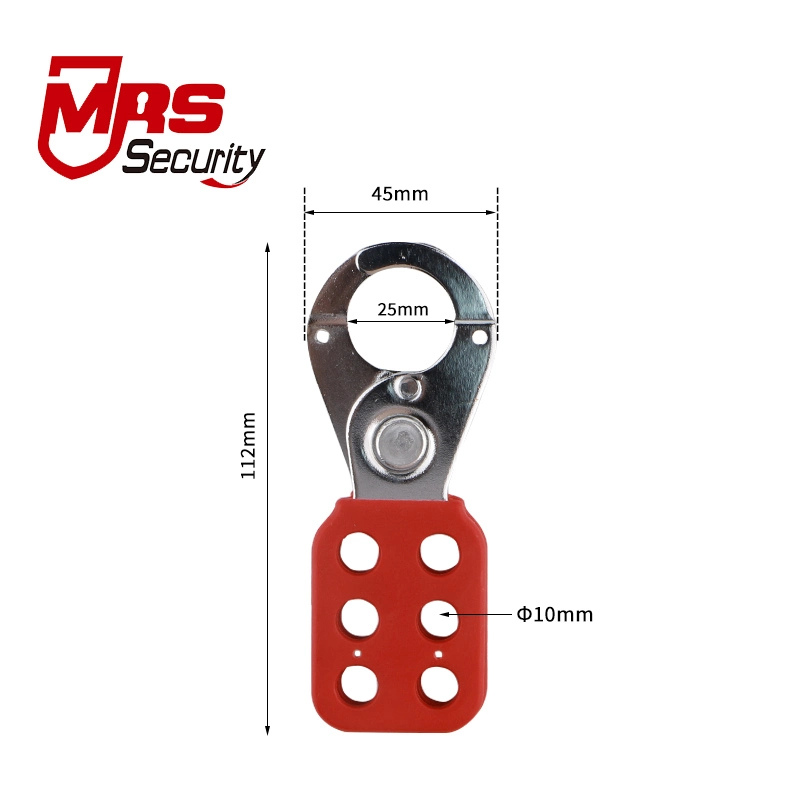 25mm Diameter Hook Steel Lockout Hasp Loto Lockout Tagout Device Manufacturer