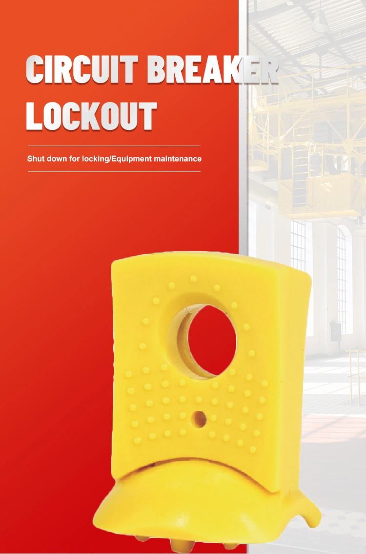 Industry Yellow Miniature Circuit Breaker Lockout Tagout Isolation Safe Lock Wholesale