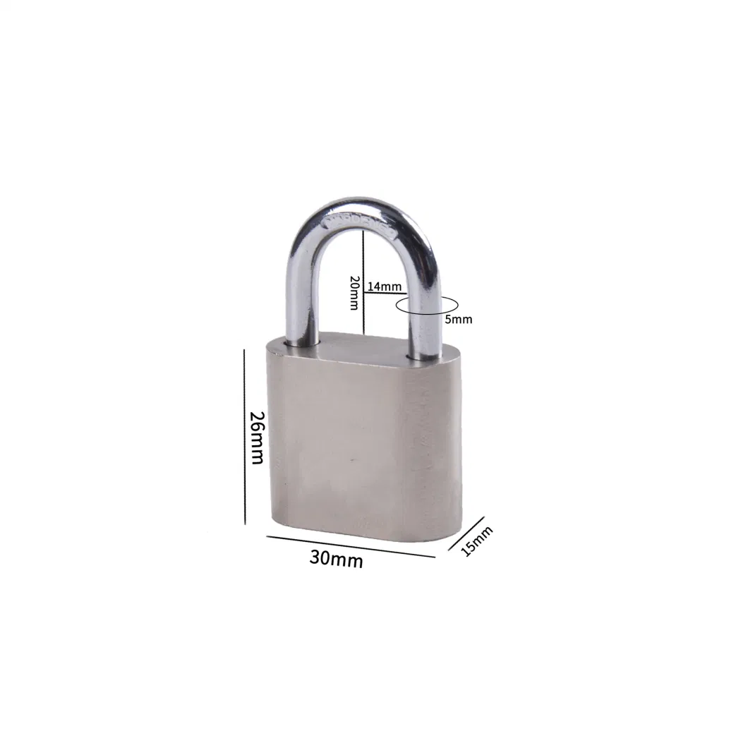 Yh1121 Keyed Alike Square Lock Iron Padlock Including 3 Keys