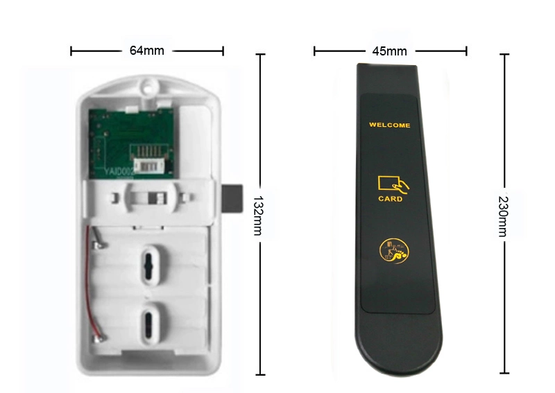 Gym SPA Door Hardware Magnetic RFID Electronic Cabinet Door Lock with Bracelet Master Card Key