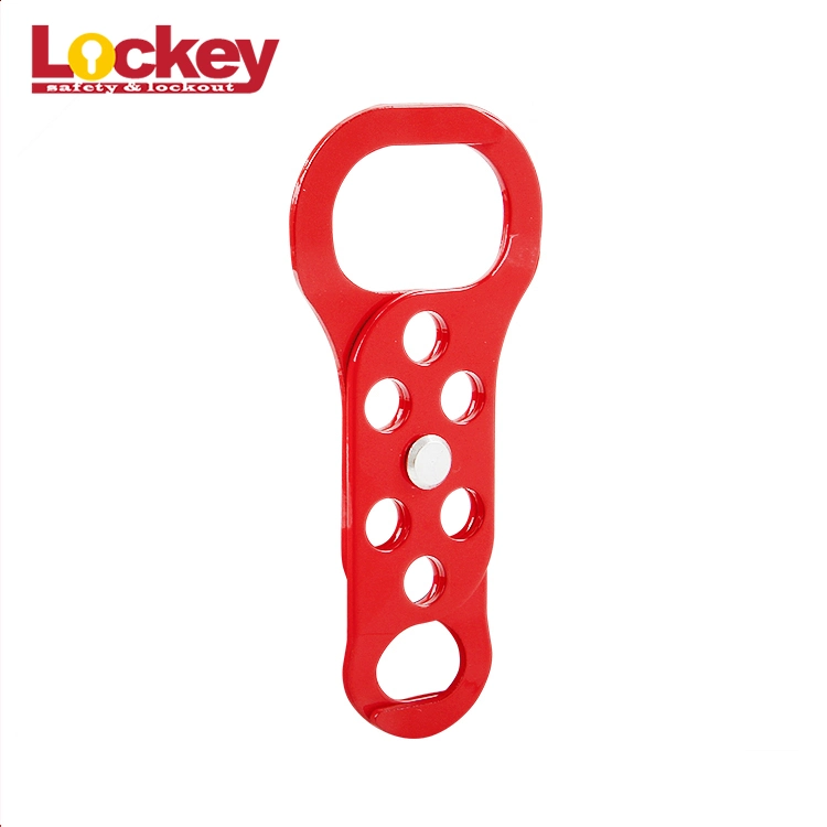Industrial Six Holes Double-End Steel Safety Lockout Hasp