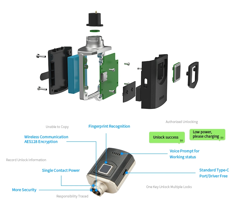 Master Key for Wireless Smart Passive Padlock Management