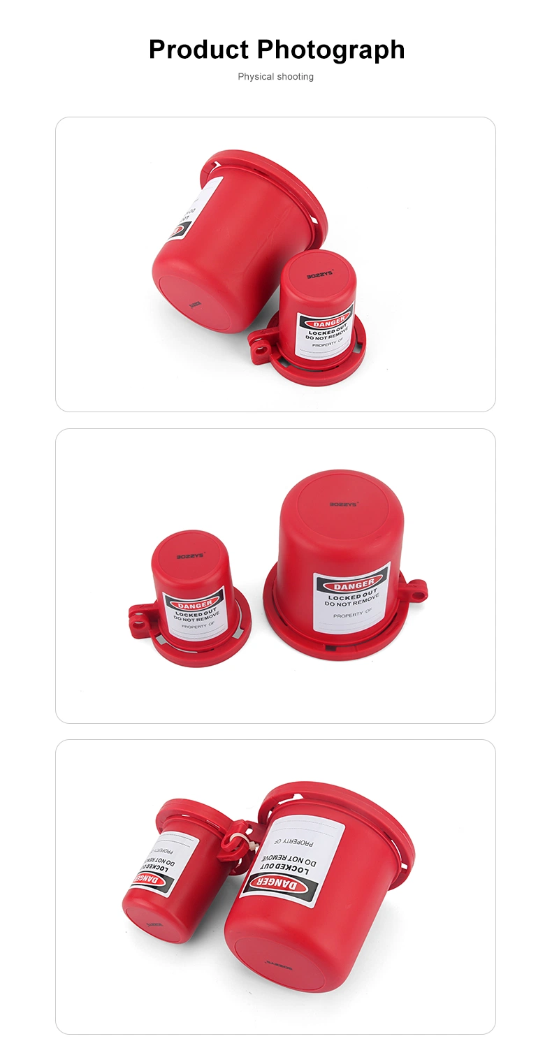 Safety PP Adjustable Standard Gate Valve Lockout Tagout Device