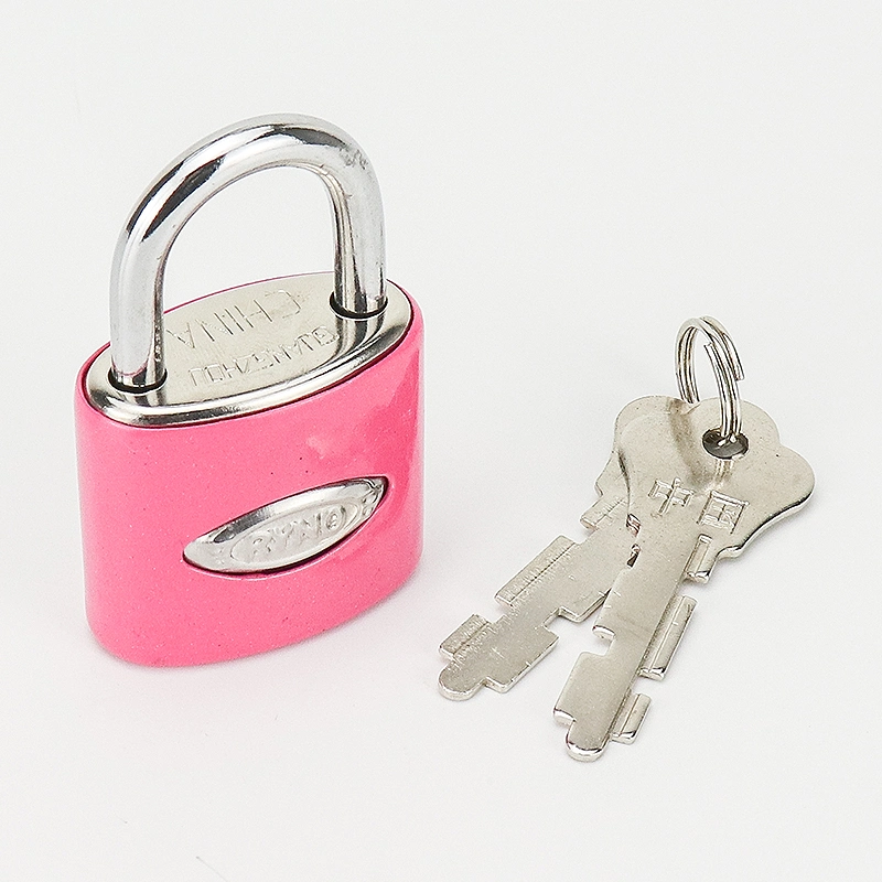 High Security Three Size Shackle Custom Logo Colored Aluminium Padlock Supplier