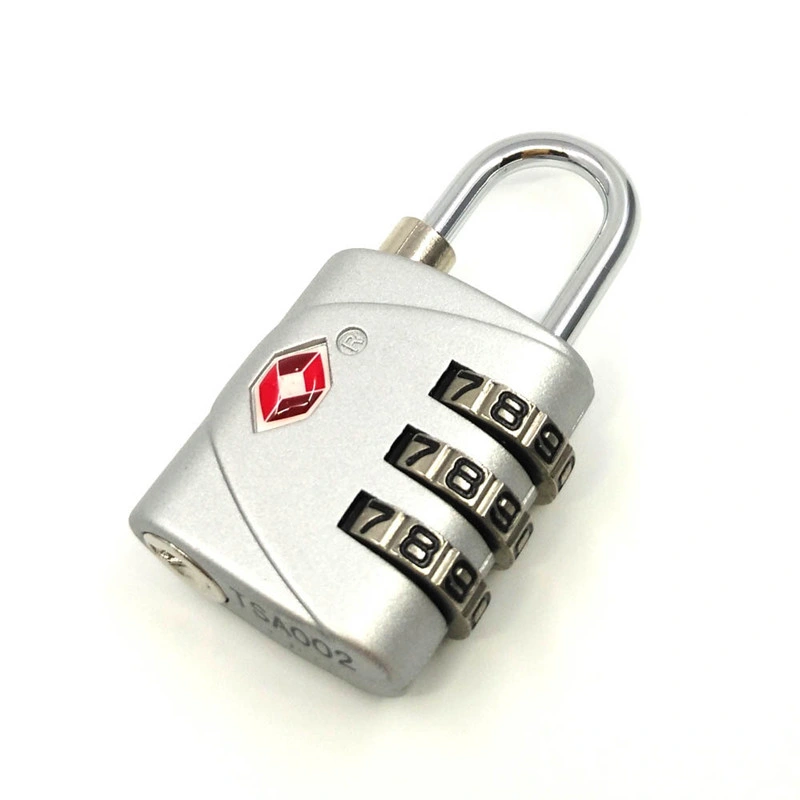 OEM Customized 3 Digit Combination Lock Anti Theft Tsa Padlock