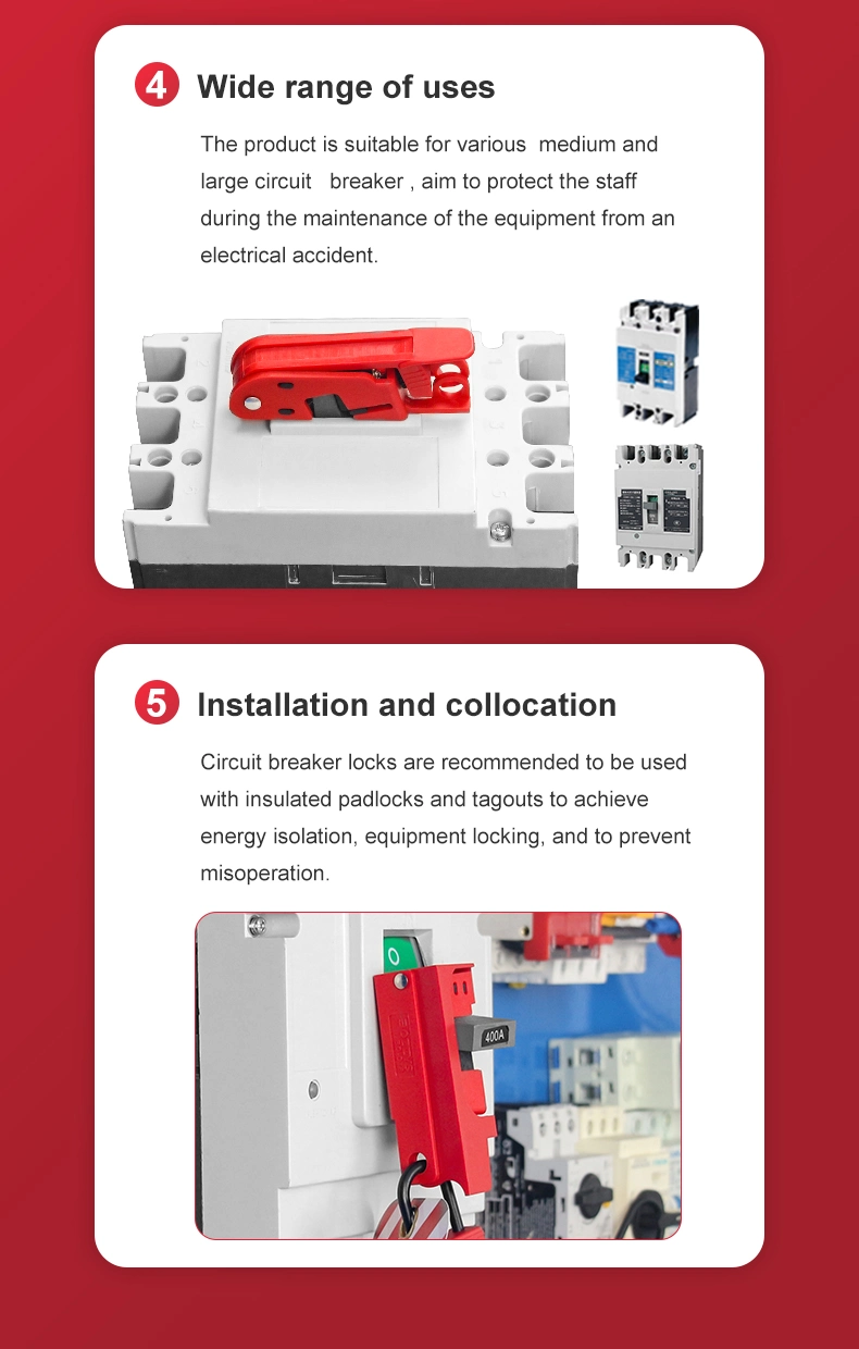 Great Strength with Universal Fit Two-Way Medium and Small Circuit Breaker Lock