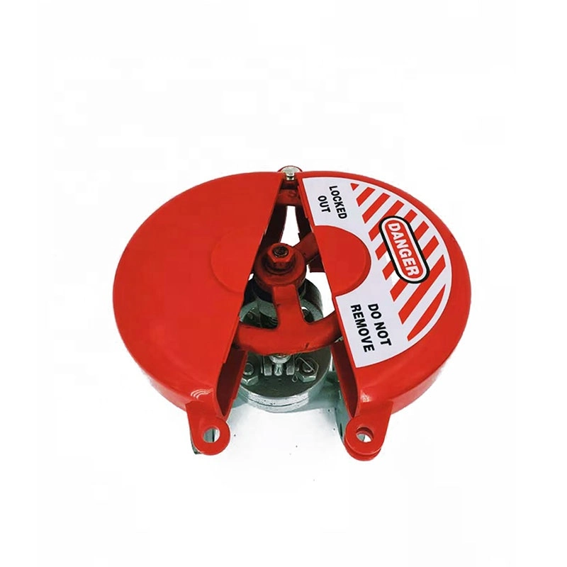 Red Safety Security Rotation Valve Lockout Tagout for Flanged &amp; Cut-off Ball Valve
