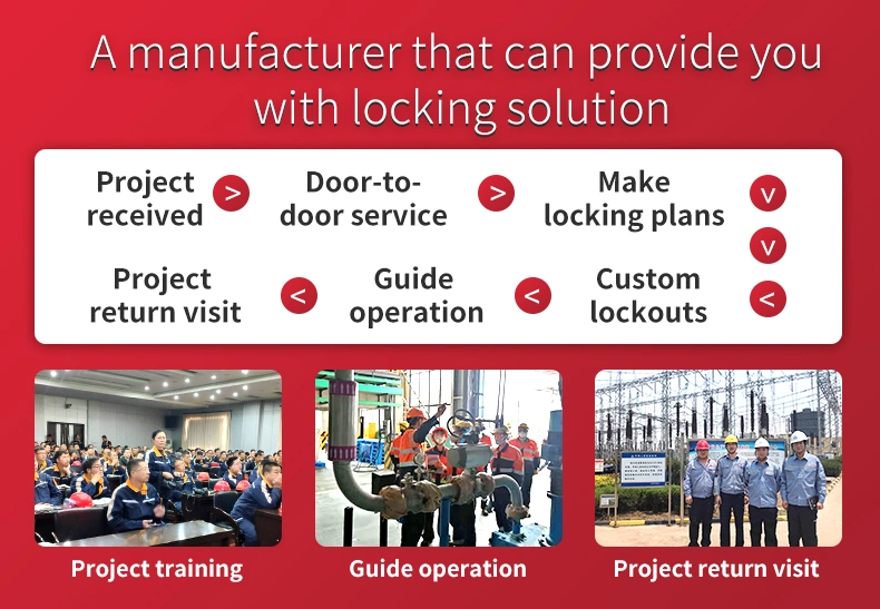 Industrial Equipment Lockout Kit Combination for Overhaul of Equipment Lockout-Tagout