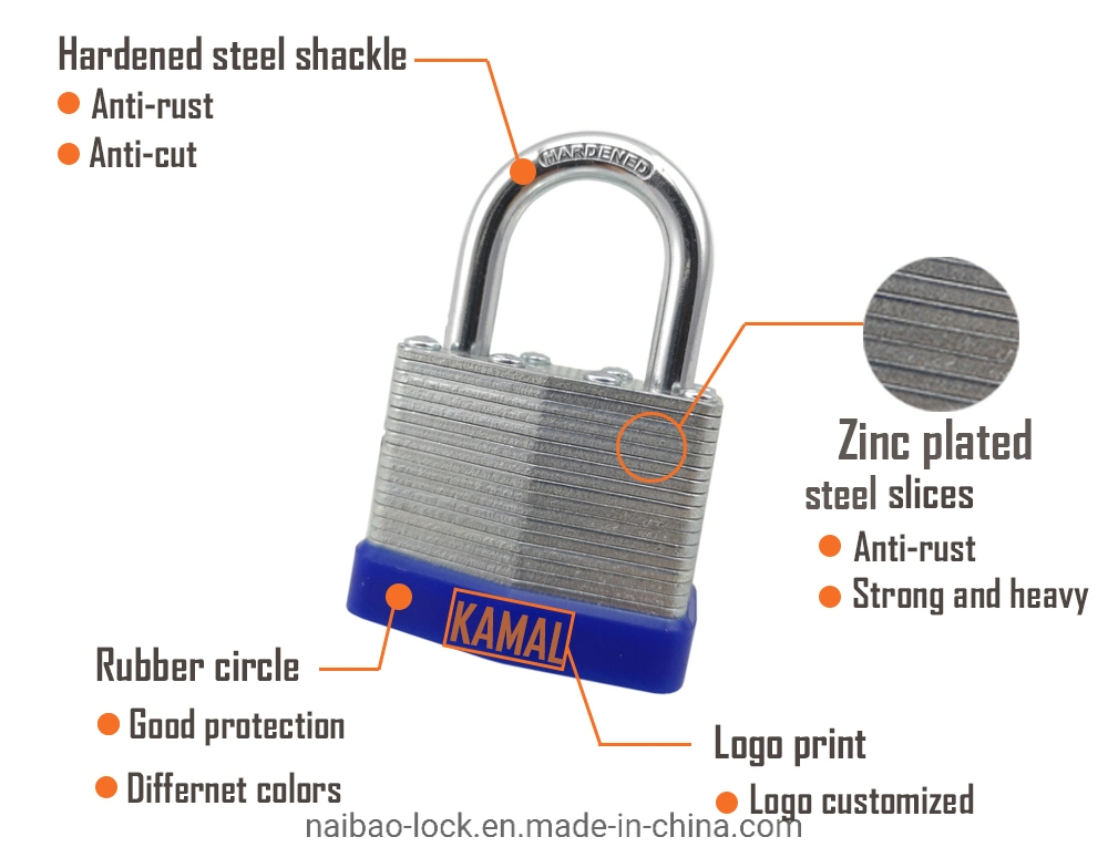 Steel Safety Brass Door Lock Padlock