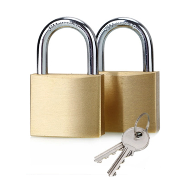 Solid Brass Keyed Alike Padlocks with Key 30mm Wide Lock Body