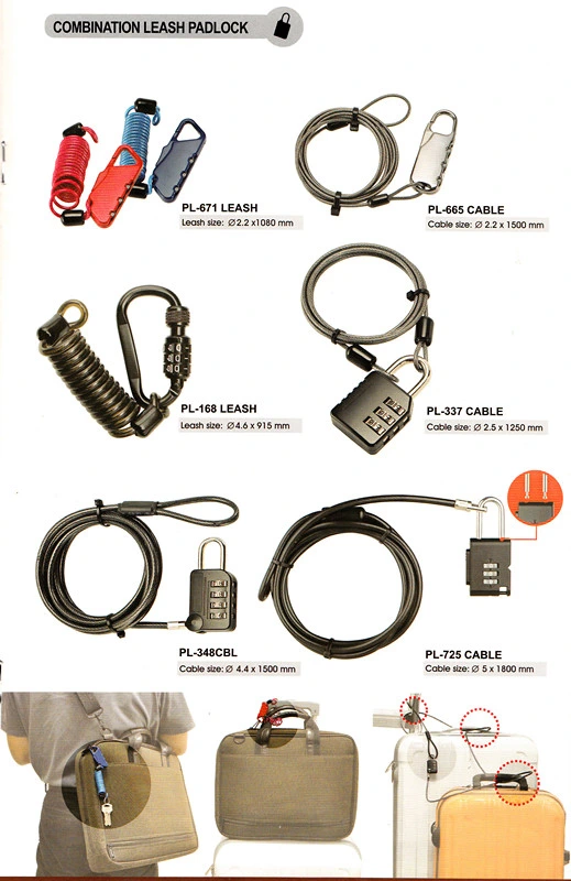 Tsa Combination Lock with Master Key Lock Tsa-390