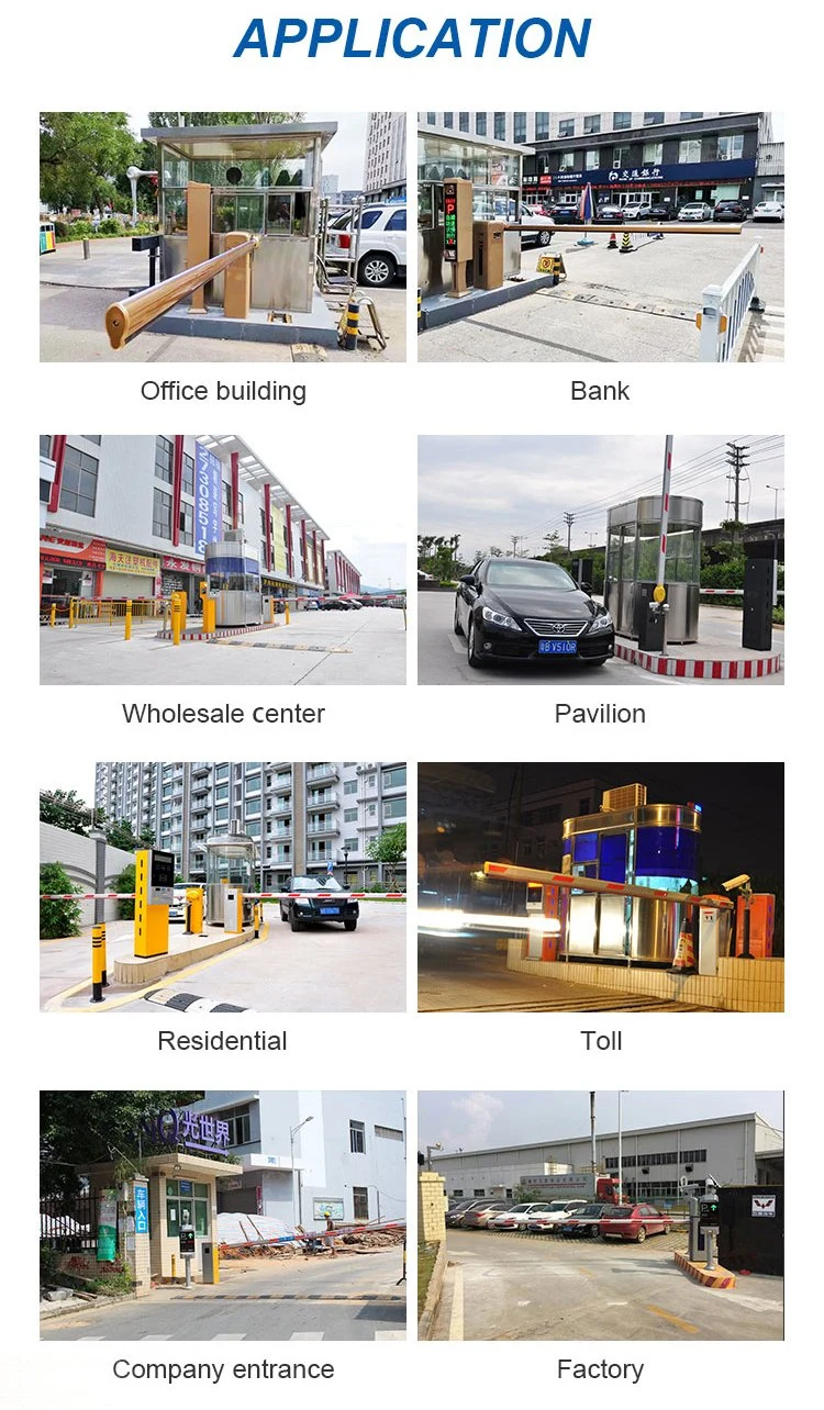 Automatic Boom Barrier LED Lighted Barrier Gate Arms and Commercial Door Safety Solutions