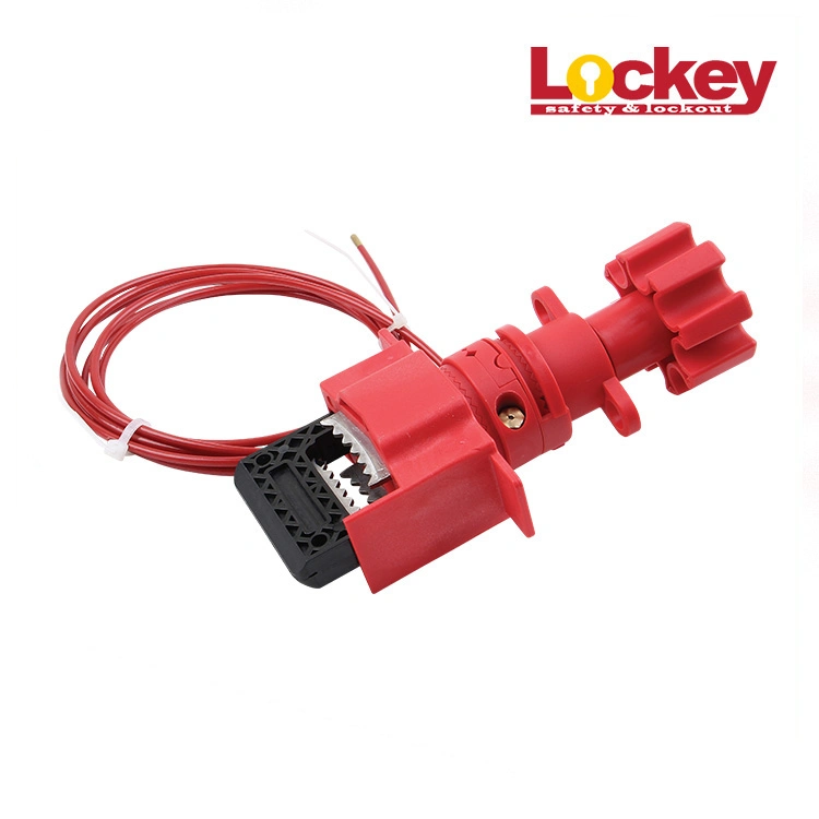 Universal Gate Valve Lockout with Cable