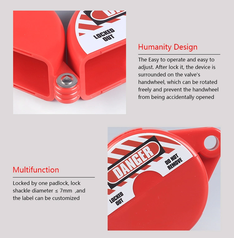 Bozzys ABS 64-127mm Industry Safety Pneumatic Lockout