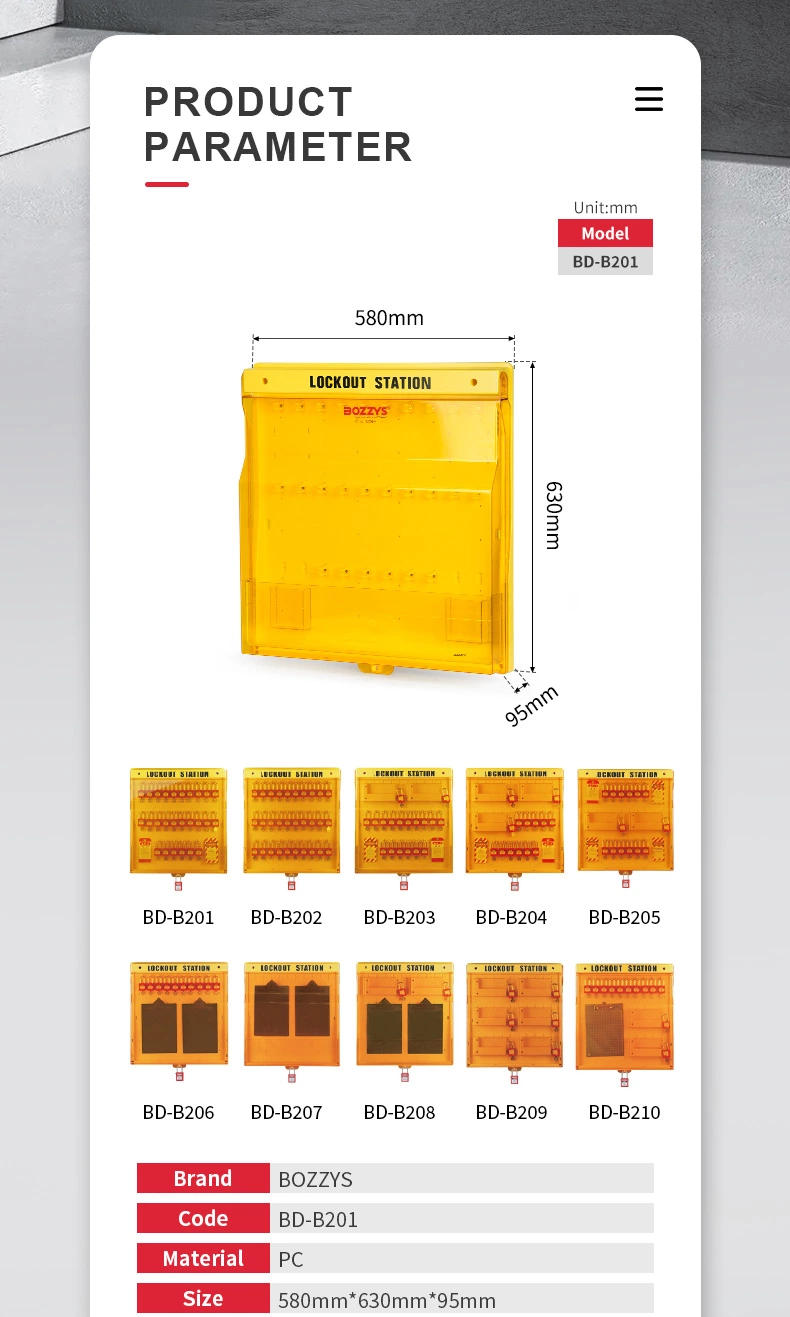 Mobile Lockout Station 6 Boxes