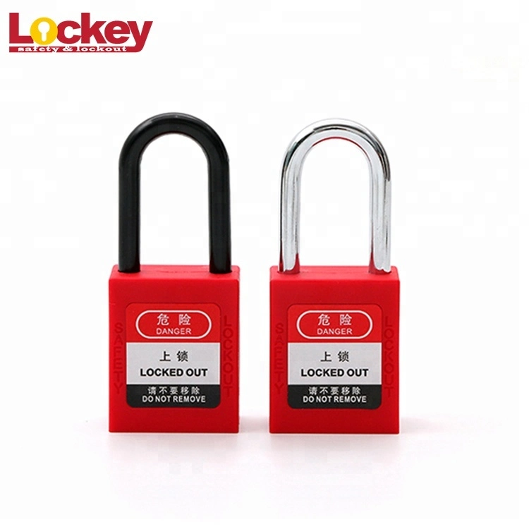 China High Quality Loto Wholesale OEM ABS Nylon Plastic Safety Padlock