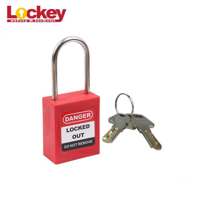 Loto 44mm Stainless Steel Shackle Dia 4mm Safety Padlock with Colorful Bodies