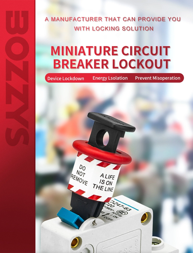 Circuit Breaker Lockout Lockout&Tagout for Safety Protections