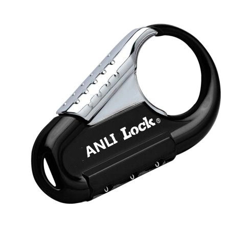 Password Security Button, Bags Padlock, Safety Hook Key Chain, Adjustable Combination Lock