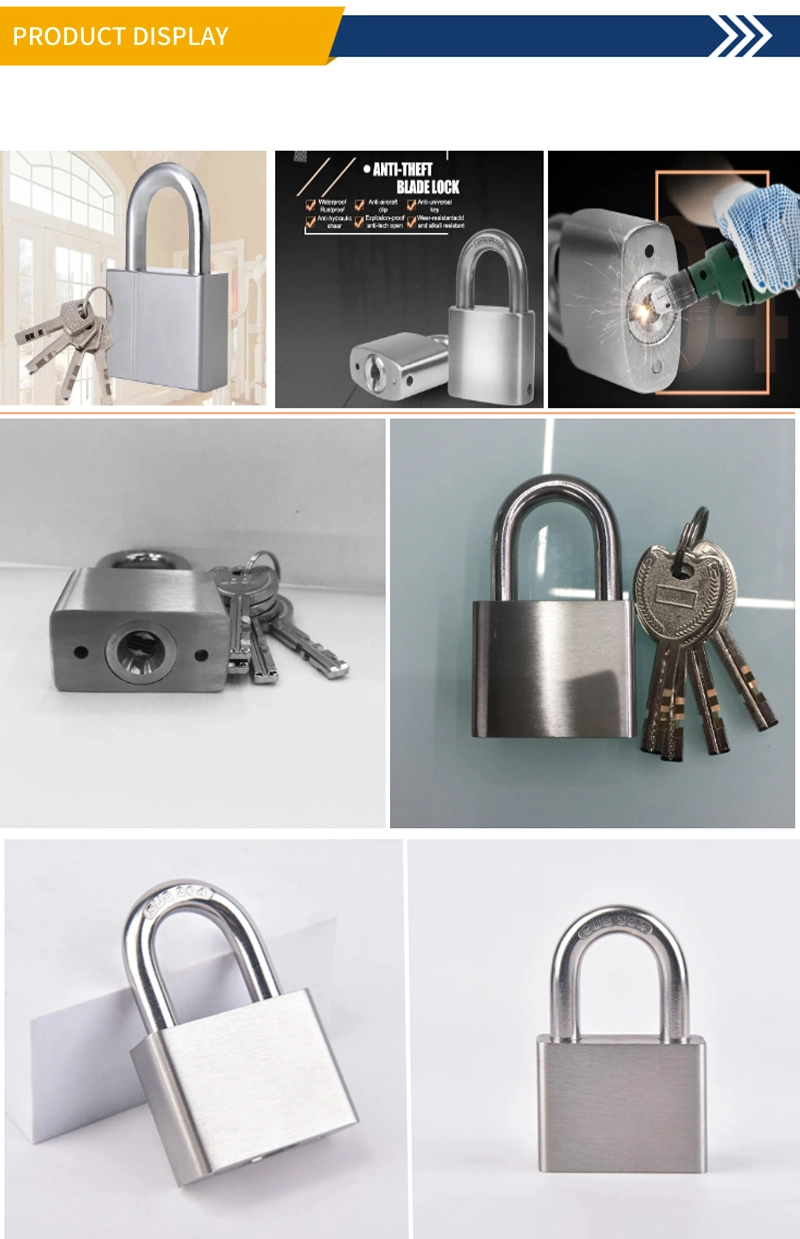 Steel Shackle Custom Colorful Solid Aluminum Safety Padlocks with Master Key for Industrial Lockout-Tagout
