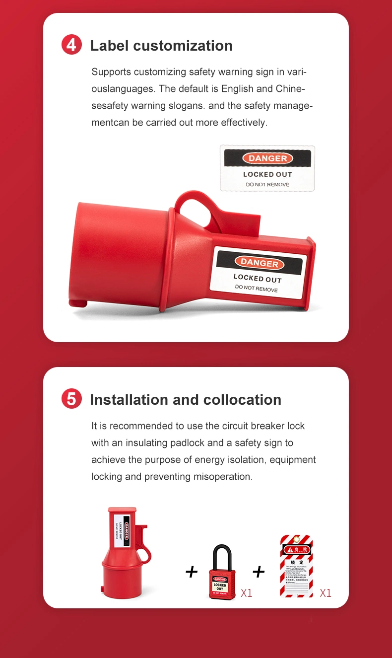 Industrial Waterproof Socket Lockout Plug Lockout (BD-D45)