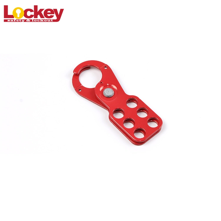 Loto Jaw Size 1&quot;-1.5&quot; Six Holes Economic Steel Lockout Hasp