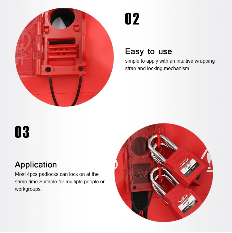 Adjustable Ball Valve Safety Lockout Bag for All Type Valve (UBVL21)