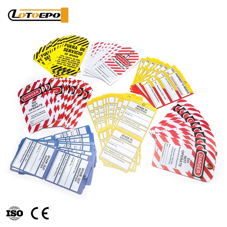 High Quality Industrial Warning Scaffold Danger Identification PVC Plastic Safety Tag Lockout