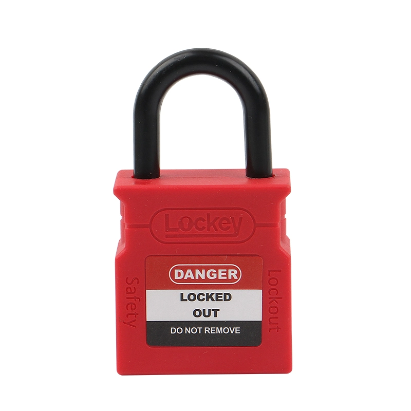 25mm Colorful Nylon Shackle Industrial Loto Safety Lockout Padlock (WCP25P)