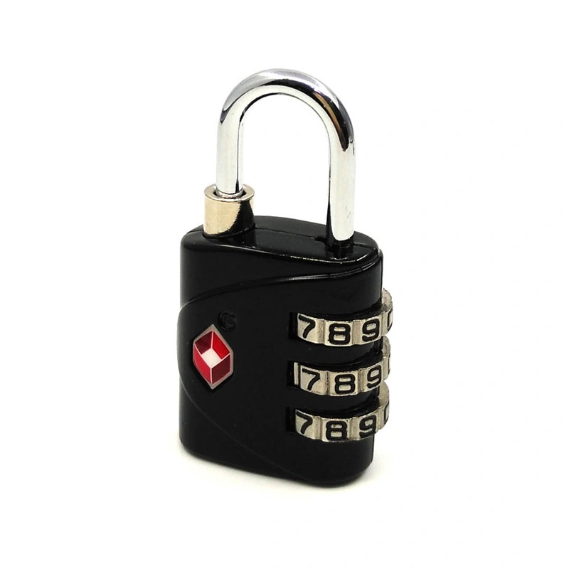 OEM Customized 3 Digit Combination Lock Anti Theft Tsa Padlock
